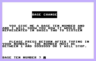 Base Numbers Screenshot
