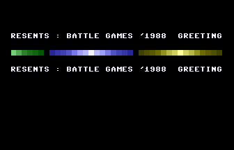 Battle Games Title Screenshot