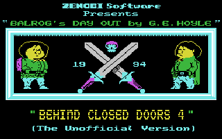 Behind Closed Doors 4 Title Screenshot