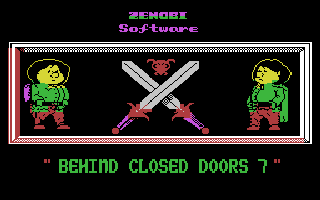 Behind Closed Doors 7 Title Screenshot
