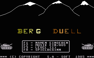 Berg Duell Title Screenshot
