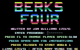 Berks Four Title Screenshot