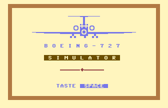 Boeing-727 Simulator Title Screenshot