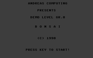 Bonsai Title Screenshot