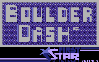 Boulder Dash Title Screenshot