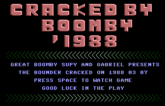 Bounder (Boomby) Title Screenshot