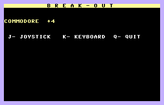 Breakout (PLUG) Title Screenshot