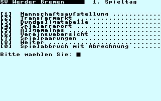 Bundesliga Manager Screenshot