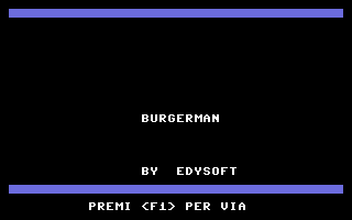 Burger Man Title Screenshot
