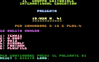 C16/MSX 41 Screenshot