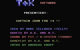 Captain John Title Screenshot