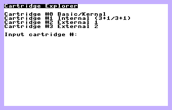 Cartridge Explorer Screenshot