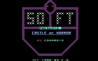 Castle Of Horror (Courbois) Title Screenshot