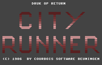 City Runner Title Screenshot