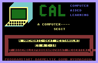 Computer Aided Learning Title Screenshot