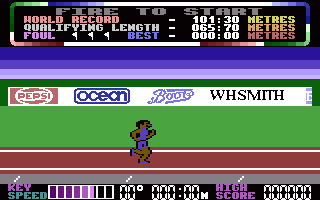 Daley Thompson's Star Events Title Screenshot