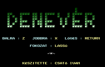 Denevér Title Screenshot