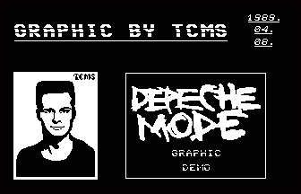 Depeche Mode Graphic Demo Screenshot