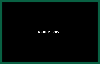 Derby Day Title Screenshot