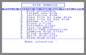 Disk Handler (PLUG) Screenshot