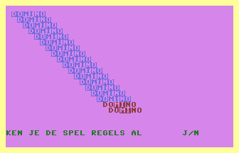 Domino (Courbois) Title Screenshot