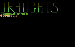 Draughts (ICPUG) Title Screenshot