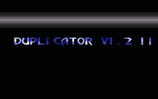 Duplicator V1.2 Title Screenshot