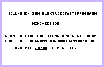 E-Werk Title Screenshot