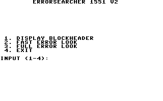 Errorsearcher 1551 V2 Screenshot