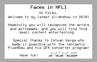 Faces In HFLI Title Screenshot