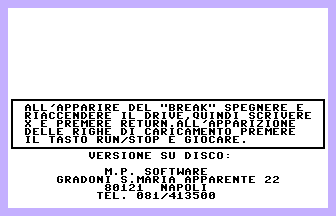 Furetto (M.P.) Title Screenshot