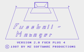 Fussball-Manager V2.0 +4 Title Screenshot