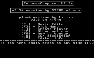 Future Composer V2.3+ Title Screenshot
