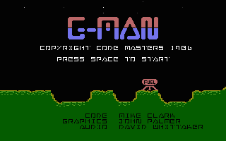 G-Man Title Screenshot