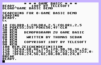 Game Basic Title Screenshot