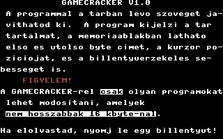 Gamecracker V1.0 Title Screenshot