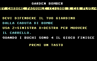 Garden Bomber Title Screenshot