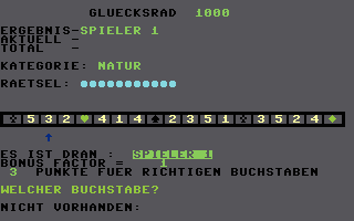 Gluecksrad Screenshot