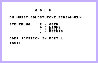 Gold (G. Niehoff) Title Screenshot