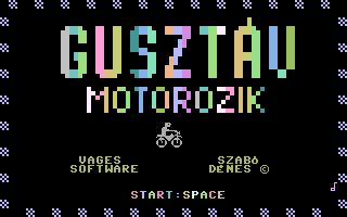 Gusztáv Motorozik Title Screenshot