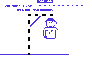 Hangman (Amvic) Screenshot