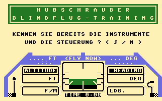 Hofstedes Hubschrauber-Simulator Title Screenshot