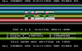 HSE Digital Music-box Screenshot