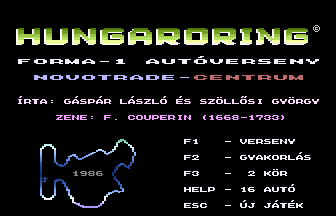 Hungaroring Title Screenshot