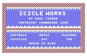 Icicle Works 10 2 Title Screenshot