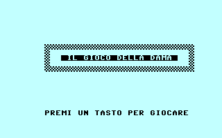 Il Gioco Della Dama Title Screenshot