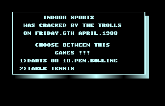Indoor Sports (The Trolls) Title Screenshot