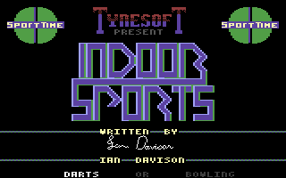 Indoor Sports Title Screenshot
