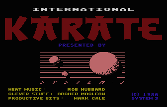 International Karate Preview Title Screenshot