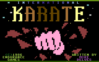 International Karate Title Screenshot